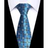 Elegant European & American Men's 8CM Hand-tied Silk Polyester Tie - Casual Business Style