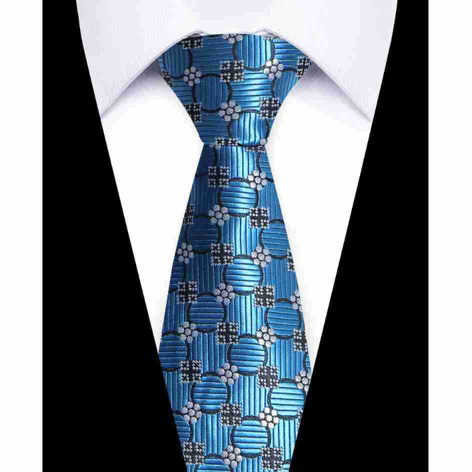 Elegant European & American Men's 8CM Hand-tied Silk Polyester Tie - Casual Business Style