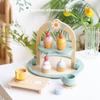 Garden Tea Party Cartoon Wooden Pastry Play Kitchen Toy For Gift Children