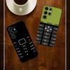 Old Phone Screen Phone Silicone Case For Samsung S24 22 20 23 21 20 Ultra Plus Lite 5G Print Cover