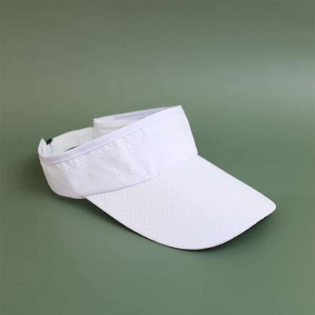 Cooling Mesh Sports Sun Cap (White) Sun Shade Summer Hat