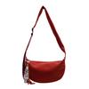 Canvas Casual Dumpling Bag Women'S Fashion Spring And Summer Fashion Trend Single Shoulder High Sense Simple Messenger Bag