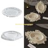F26C Silicone Embossed Tray Mold Classical Antique Aesthetic For Hndmade Home Decors Projects And Elegant Desktop Displays
