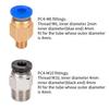 1M Bowden PTFE Tüp 1.75mm Filament İçin PC4-M6 PC4-M10 Pnömatik Bağlantı Elemanları ile Creality Ender 3/ Pro Ender 5/Pro CR-10/10S İçin