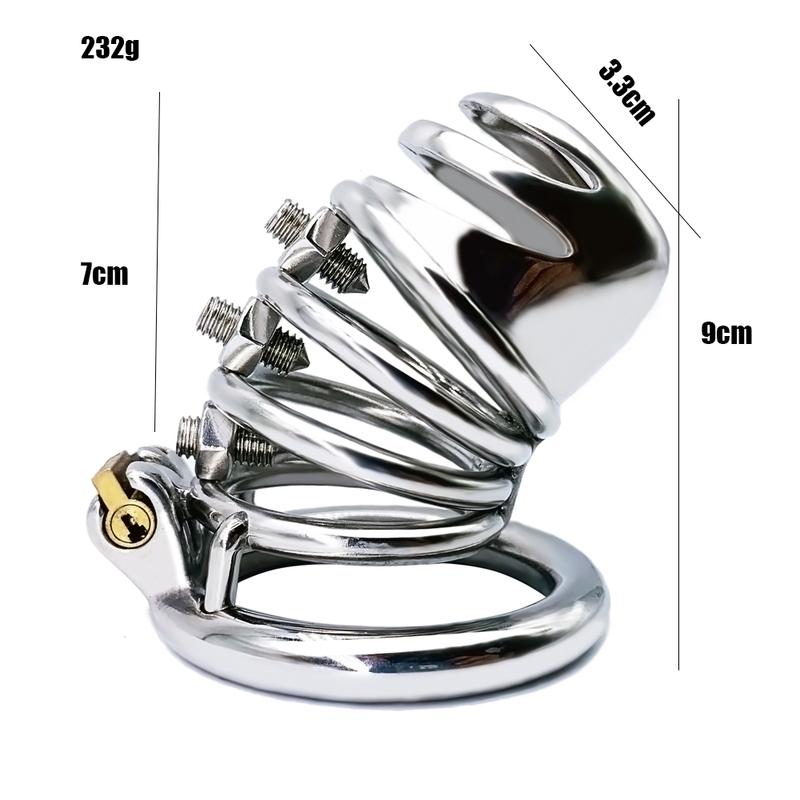 FRKO Muti-ring Male Chastity Cage Big Penis Lock Cage With Spike Stimulation Adult Games Penis Restraint BDSM Sex Toos For Man