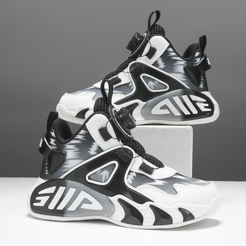 Year of the Snake limited boys shoes spring and summer new children's sports basketball shoes middle aged red boy natal year