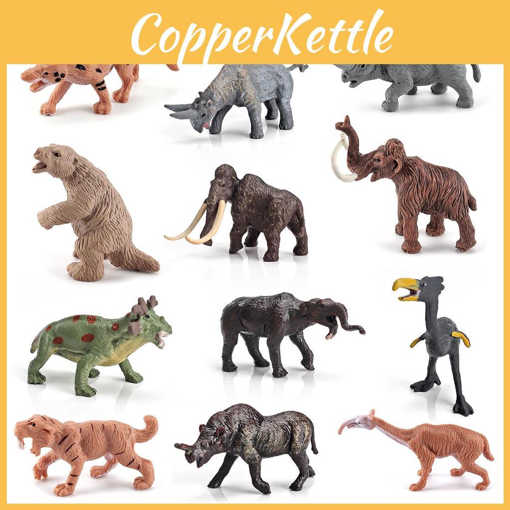 Authentic Plastic Prehistoric Animal And Primitive Human Decorative Toys For Kids