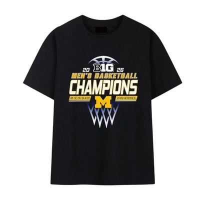 Camiseta de los campeones de baloncesto universitario de 2026 para hombre con estampado gráfico.