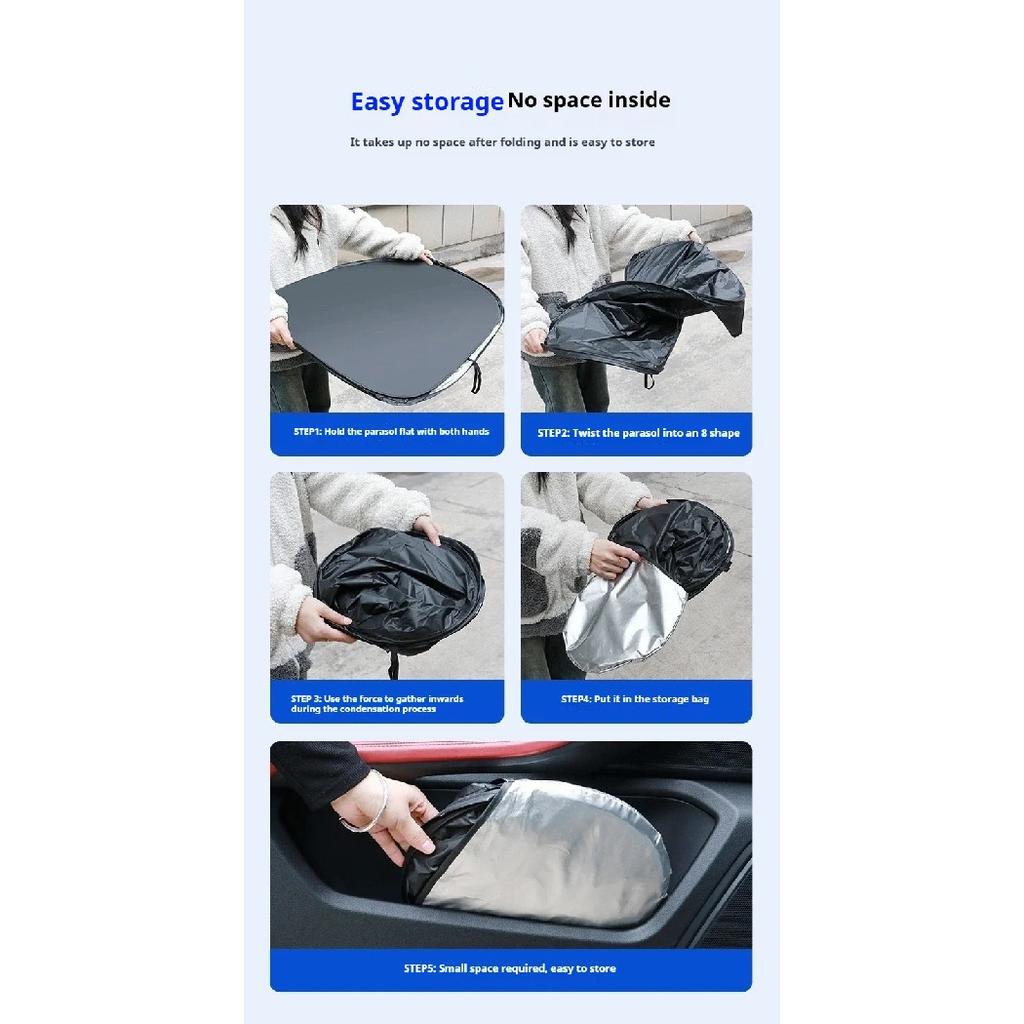 Car Windshield SunShade for ZEEKR 001 007 X 7x 009 Sun Visor UV Protection Auto Parts