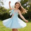 Classical Leotard Modern Dance Dress Chinese Sling Performance Costume Princess Dress  Kids Girls