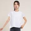 Women's Versatile Slimming Mesh Yoga T-Shirt: Loose, Casual, Short Sleeve Summer Fitness Top