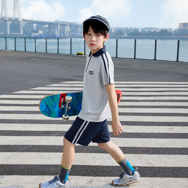 EBAER Kids' Summer Polo Short Sleeve Sport Set