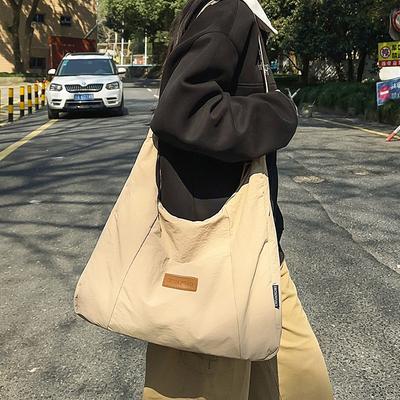 Large-capacity Bag Women's Spring 2025 New Niche One-shoulder Messenger Commuter Bag Casual Simple Class Tote Bag
