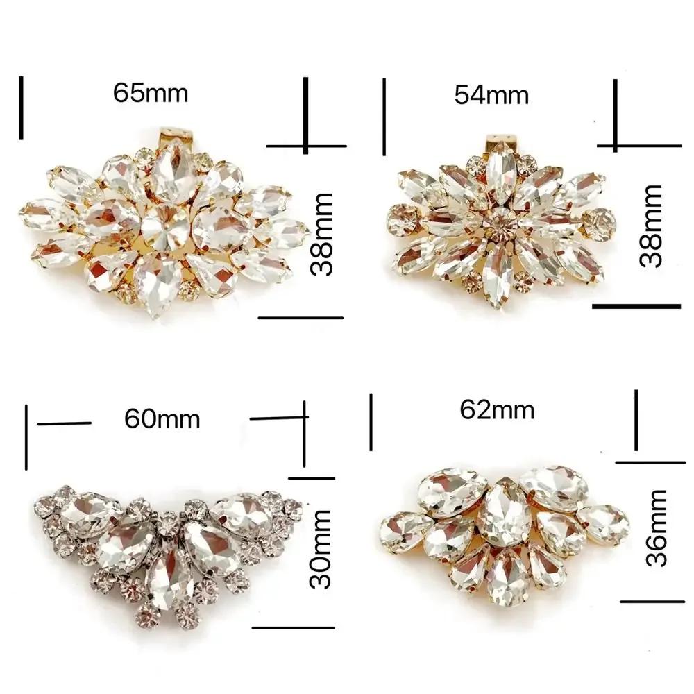 Accessories Wedding Shoe Decorations Clip High Heel Rhinestone Charm Buckle Bride Removable Metal Clamp