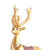 2 Pieces Decorative Deer Figurines Reindeer Statues Elk Resin Statues for Party Anniversaries Birthday Holiday Housewarming