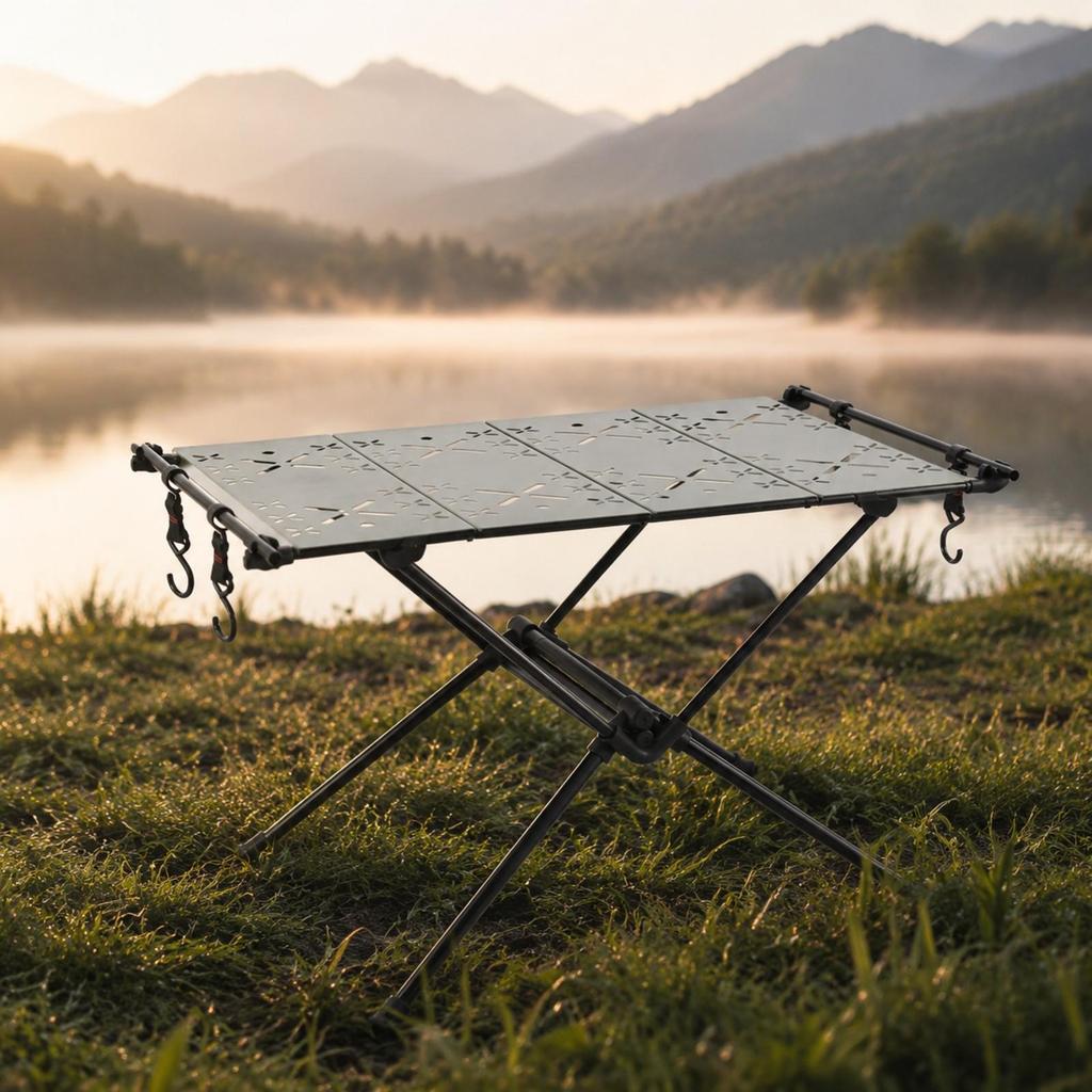 Camping Table Space-Saving Portable Folding Outdoor Easy To Clean