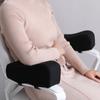 Ergonomic Chair Armrest Pads Gaming Chair Armrest Cushions Elbow Pillow Curved Model for Computer Wheelchair Black