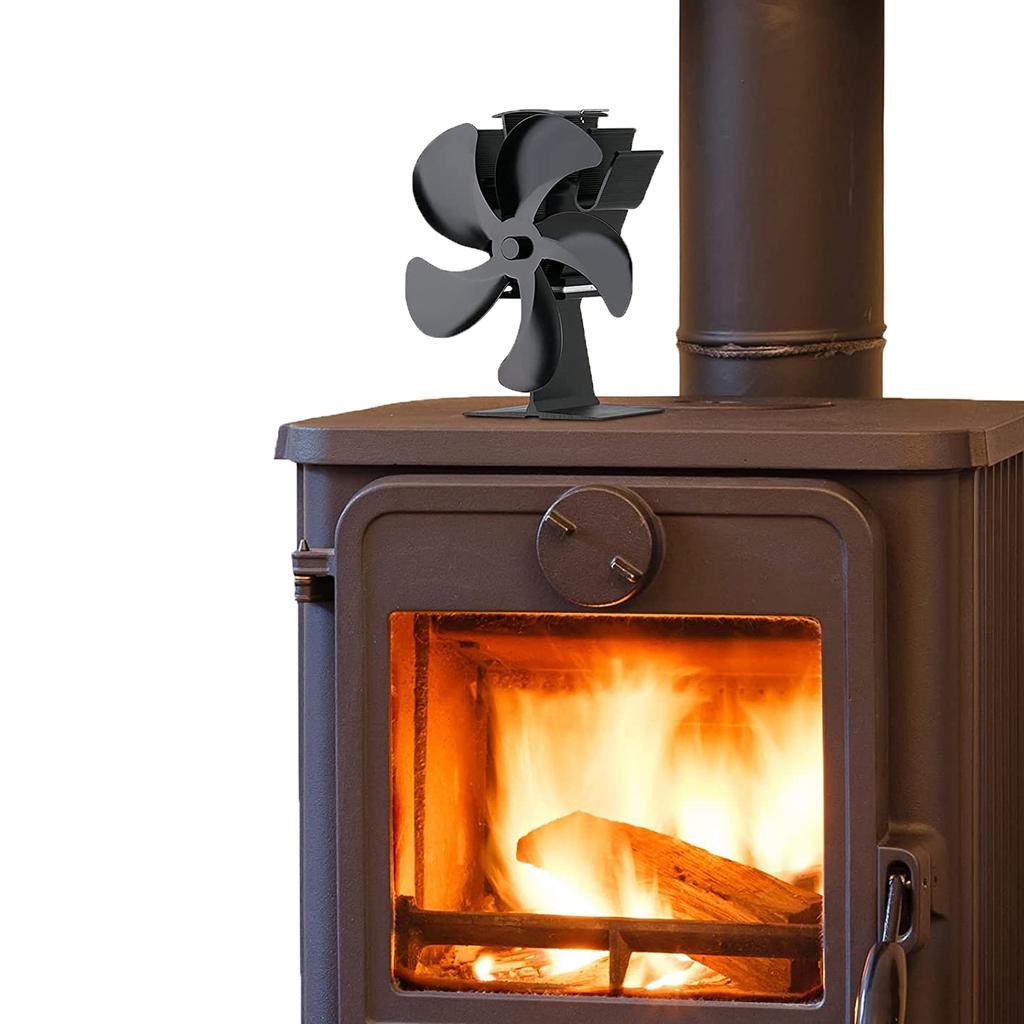 Koupit 5Leaf Fireplace Fan, Ventilation System for Wood Burner za