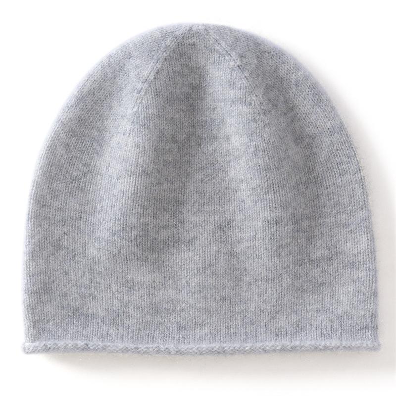 % Reine Kaschmirmützen Herbst und Winter neue gestrickte Kaschmirmützen für Herren und Damen Stapelmützen warme Babymützen