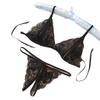 Sex underwear set Transparent temptation Sexy underwear Passion open-file milk lace small chest big sex set