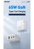 Wekome 65W Diamond Low-Temp Fast Charger with Three-Port Output (US/EU/UK Specs)