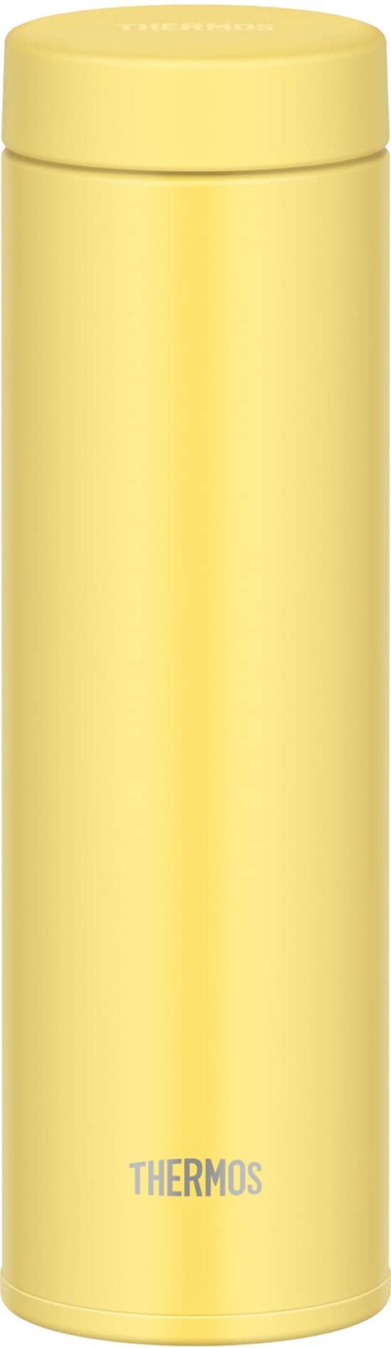 

Thermos Vacuum Insulated Portable Mug, 480ml, Yellow, with Few Parts for Easy Cleaning, Secure Screw Closure, and Drip-Resistant Gasket, Stainless