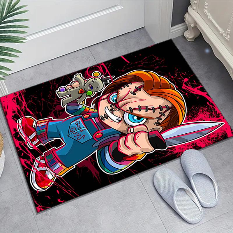 1pc Chucky2 Design Area Rug - Non-Slip, Soft & Cozy Floor Mat for Living Room, Bedroom, Office - Indoor/Outdoor Decorative Carpet
