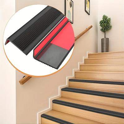 3M Self-Adhesive PVC Stair Anti-Slip Strip | 1 Roll Stair Edge Protector, Waterproof, Wear-Resistant for Indoor & Outdoor Steps
