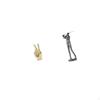 Creative Home Living Room Golfing Gesture Sculpture Modern Golfer Figurine Decoration for Shelf