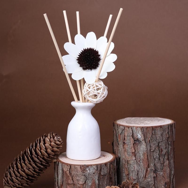 1PC Sunflower Diffusion Aromatherapy Perfume Ornament Home Ceramic Decoration Fragrance Gift Aroma Stick