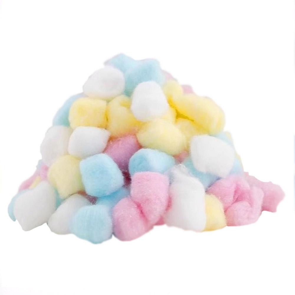 

100pcs Cotton Balls Keep Warm Cage House Filler Cute Colorful Winter Hamster Rats Mouse Small Rat Mouse Ornaments разноцветный