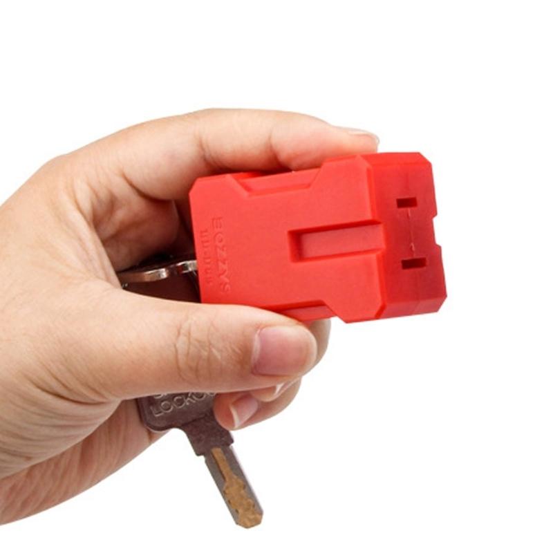 2PCs Industrial  Outlet Locking set Secure Cord Lockout Device Heat Resistant plugs  Lock Set for Polarized Plugs