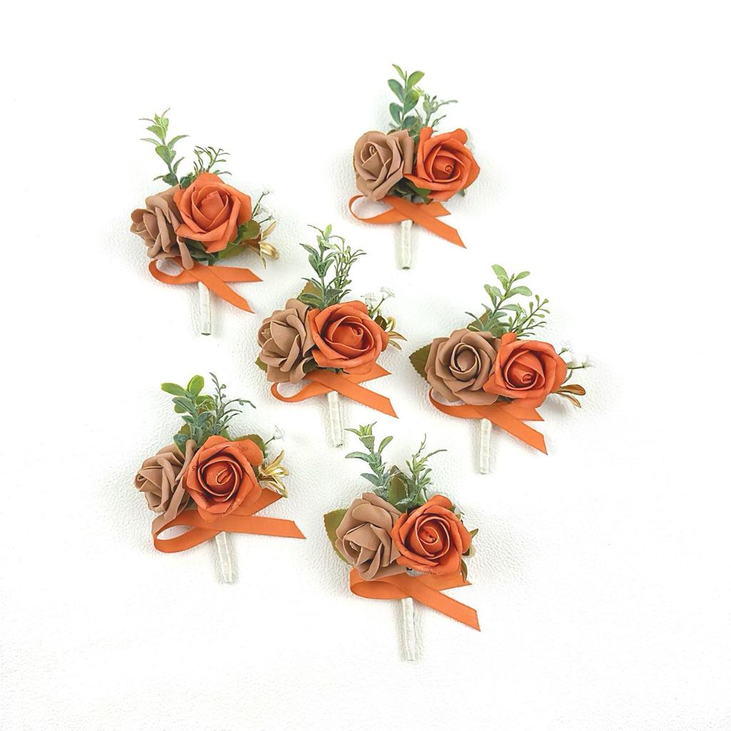 European Wedding Supplies: Groom and Bride Shoulder Corsage, Welcome Flower, Bridesmaid Wrist Corsage