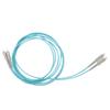 Multimode Duplex Fiber Optic Cable SC UPC SC UPC 50 125 MM OM3 10 Gigabit 3 Meters
