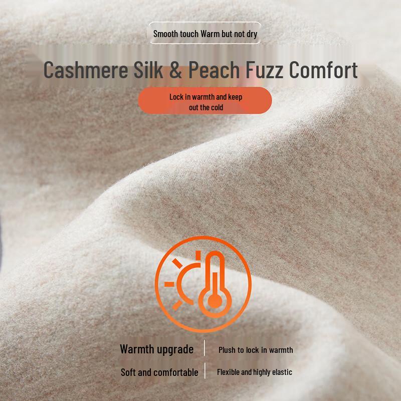 Maoren Women's Cashmere Blend Fleece-Lined Shark Pants