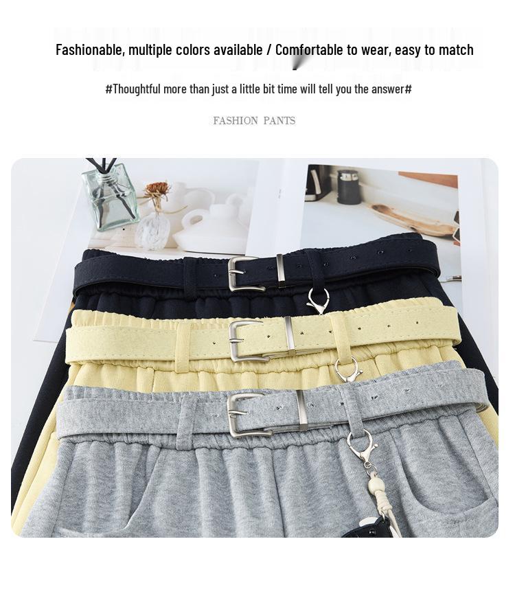 Women's High-Waisted Slimming Casual Wide-Leg Sweatpants for Summer 2026