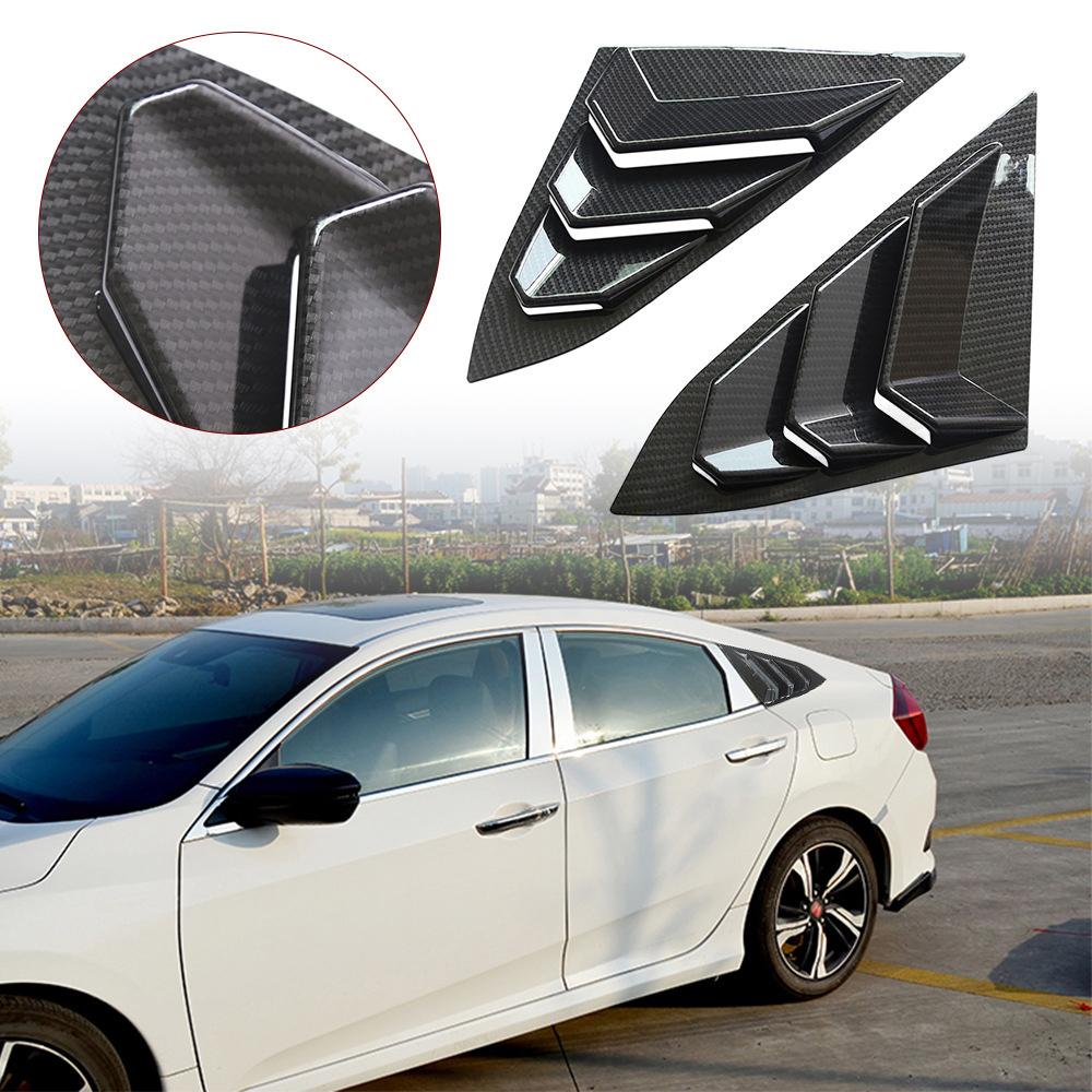 

Окно Scoop Жалюзи Крышка ABS 2PCS Замена на Honda Civic 4dr Седан 2016-2019