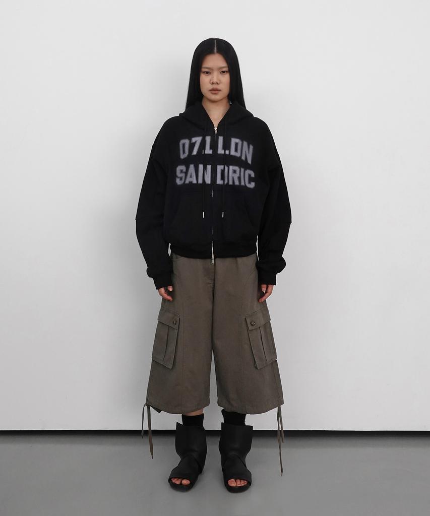 Saendeulig Cargo Bermuda Cotton Shorts_Khaki Beige