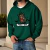 Men's Halloween Print Hoodie with Pockets Long Sleeve Casual Pullover