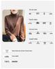 Women's Double-Layer Color Block Turtleneck Sweater