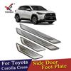 Car Accessories Styling For Toyota Corolla Cross   Door Sill Scuff Plate Cover Kick Pedal Stainless
