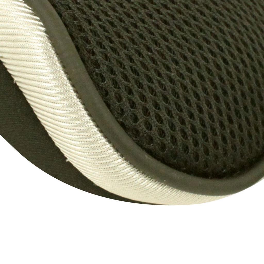 Andux Golf Club Head Cover Set with Interchangeable Number Tags Hybrid Covers 3 Wood Black (3 + Covers)