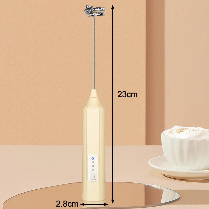 

Electric Handheld Milk Frother, Coffee Cream Mixer, Egg Beater, Made Of 304 Stainless Steel, Multi-functional Household Whisk.