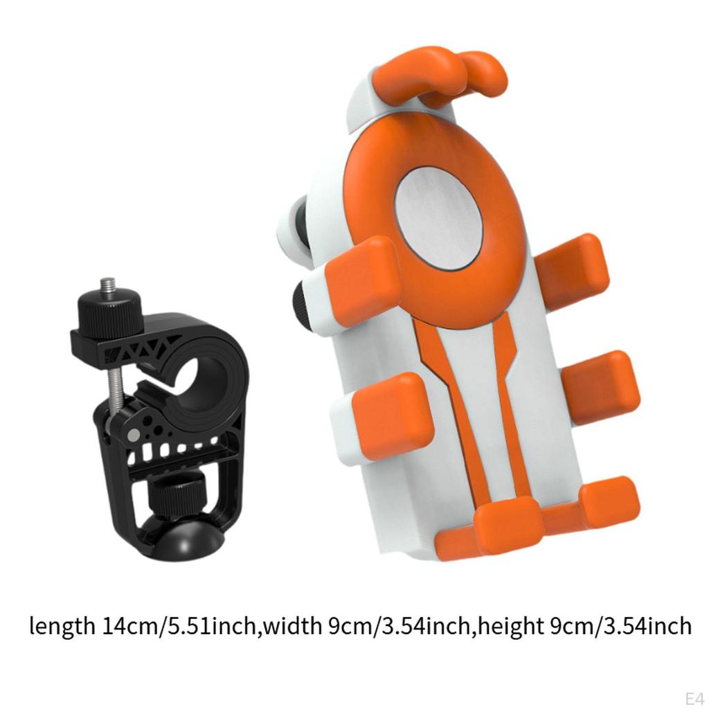 Bike Motorcycle Phone Holder Motorbike Accessories Degrees Rotatable Phones Stand for Outdoor Sport