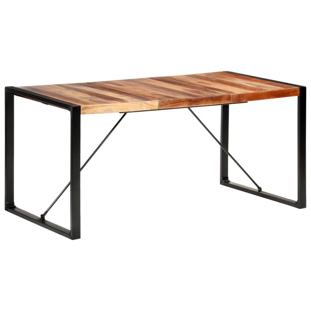 Dining Table 160 x 80 x 75 cm Solid Wood