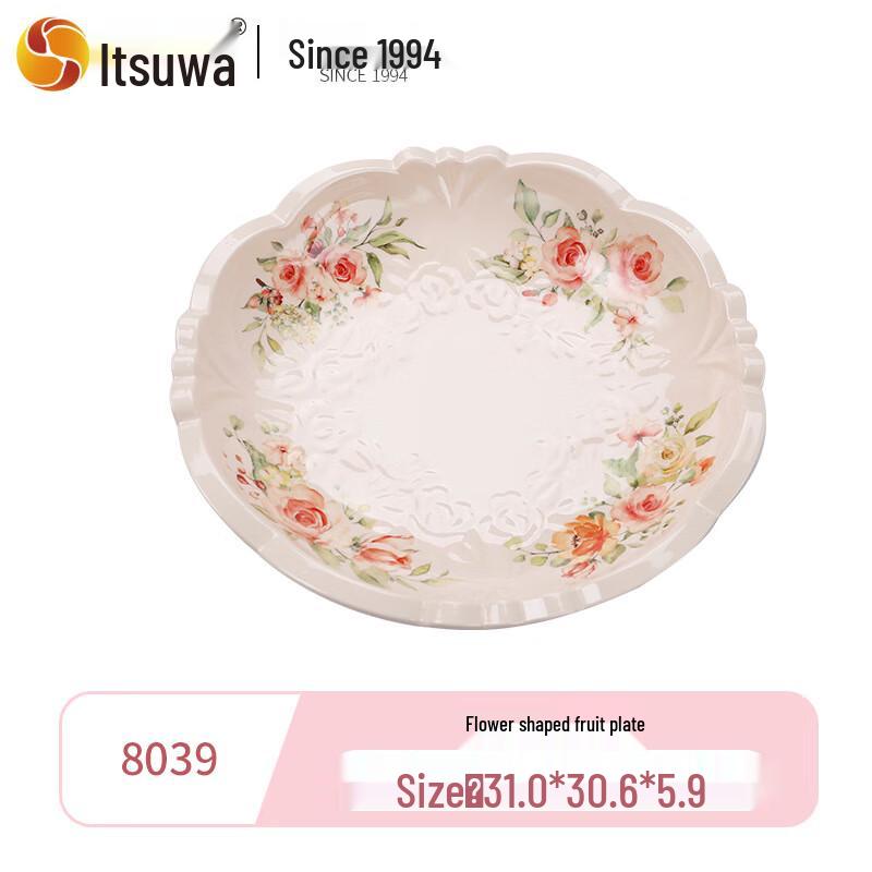 Wuhe Food-Grade Melamine Round Snack and Fruit Plate