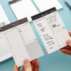 Minimalist Sticky Note Pad - Tearable Schedule Book for Office, Student, or Time Management Plans