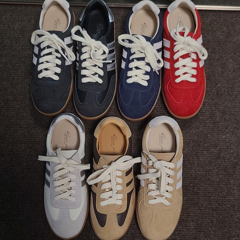 

Ретро повсякденні шкіряні черевики на платформі на шнурівці жіночі нові спортивні кеди студентські Fengzi 35 чорний