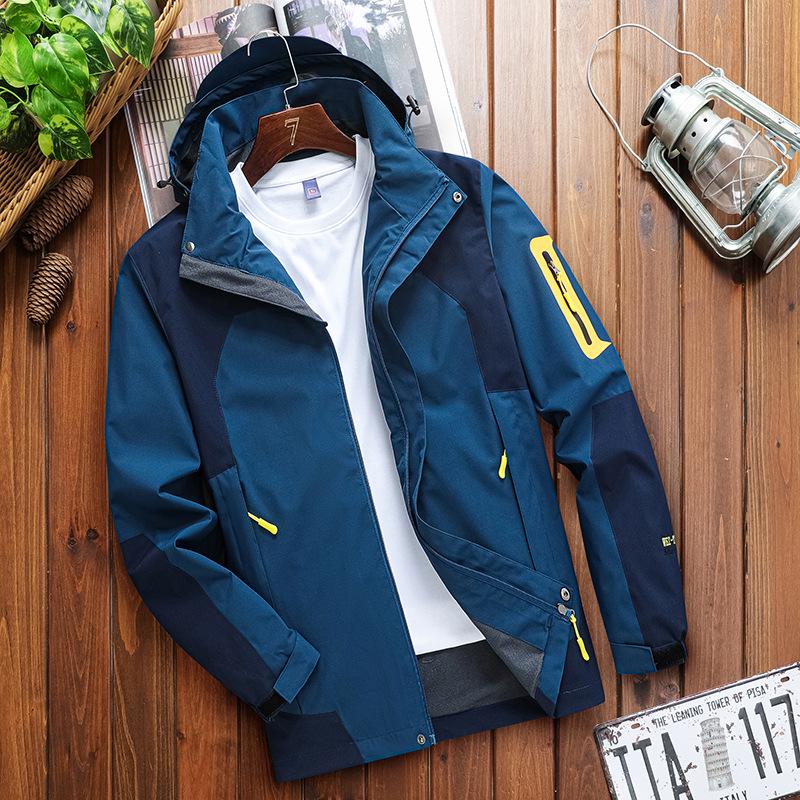 Unisex Windproof Hooded Jacket: Autumn/Winter Mountaineering Suit, Breathable Sports Outerwear