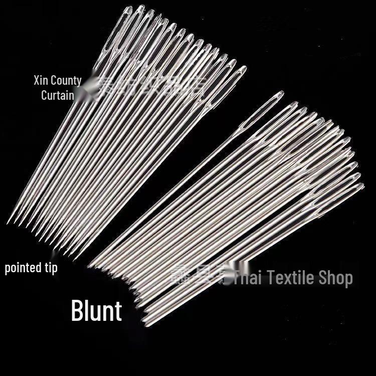 

Большая стальная игла с большим ушком для ручного шитья: Идеально для обуви, подошв, одеял Sharp Needle (Length 6cm)